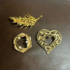 Vintage Pins Set of 3